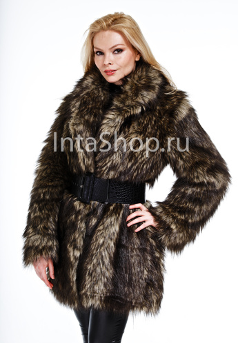 Пушистая шуба KATYA